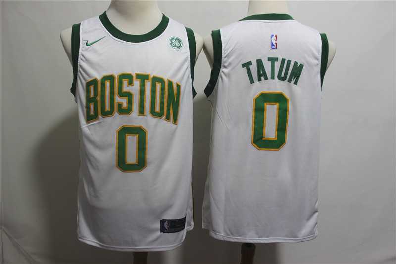 Celtics 0 Jayson Tatum White 2018 19 City Edition Nike Swingman Jersey,We sell and wholesale Celtics 0 Jayson Tatum White 2018 19 City Edition Nike Swingman Jersey on line form chian!